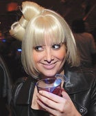 Fans Pay Homage To Lady Gaga With Kermit Hats And Blonde Hair Bows