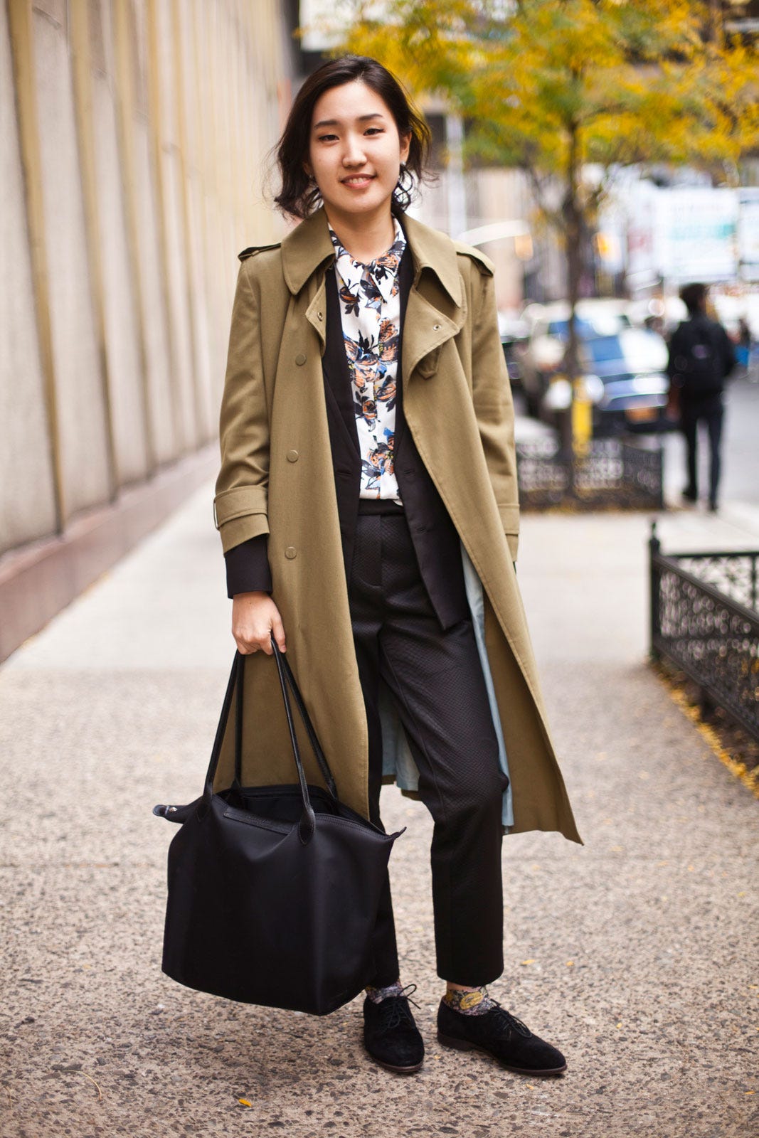 Longchamp Le Pliage Street Style Longchamp Le Pliage Street Style