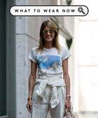 In Which The Slouchy White T-Shirt Makes The Outfit, Again