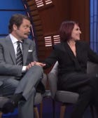 Megan Mullally & Nick Offerman Talk Dirty On Late Night