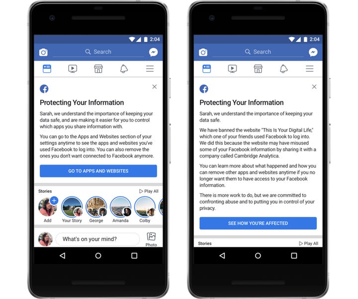 Facebook has suspended Canadian data firm AggregateIQ