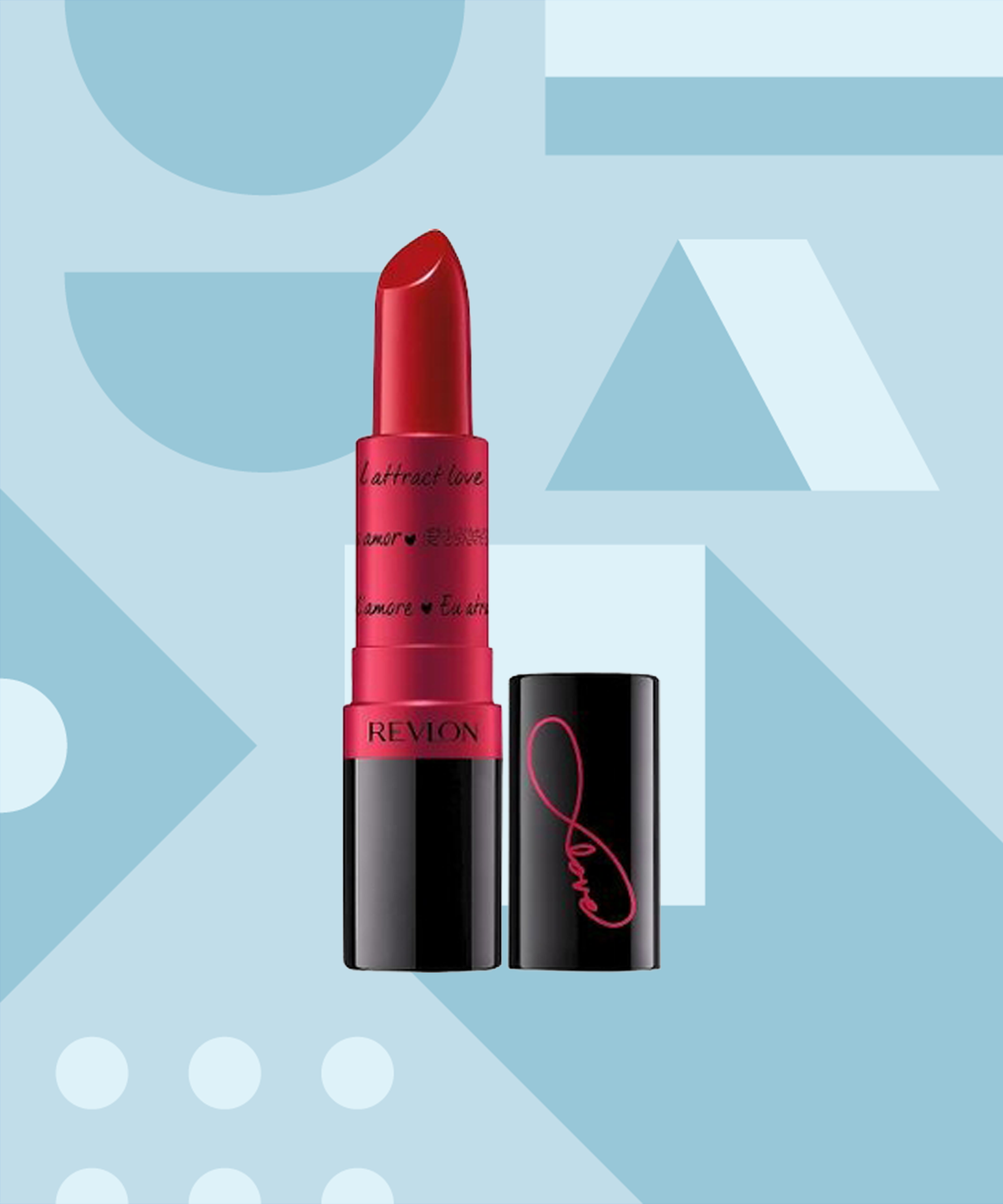 New Revlon Flattering Red Lipstick Love Is On Photos