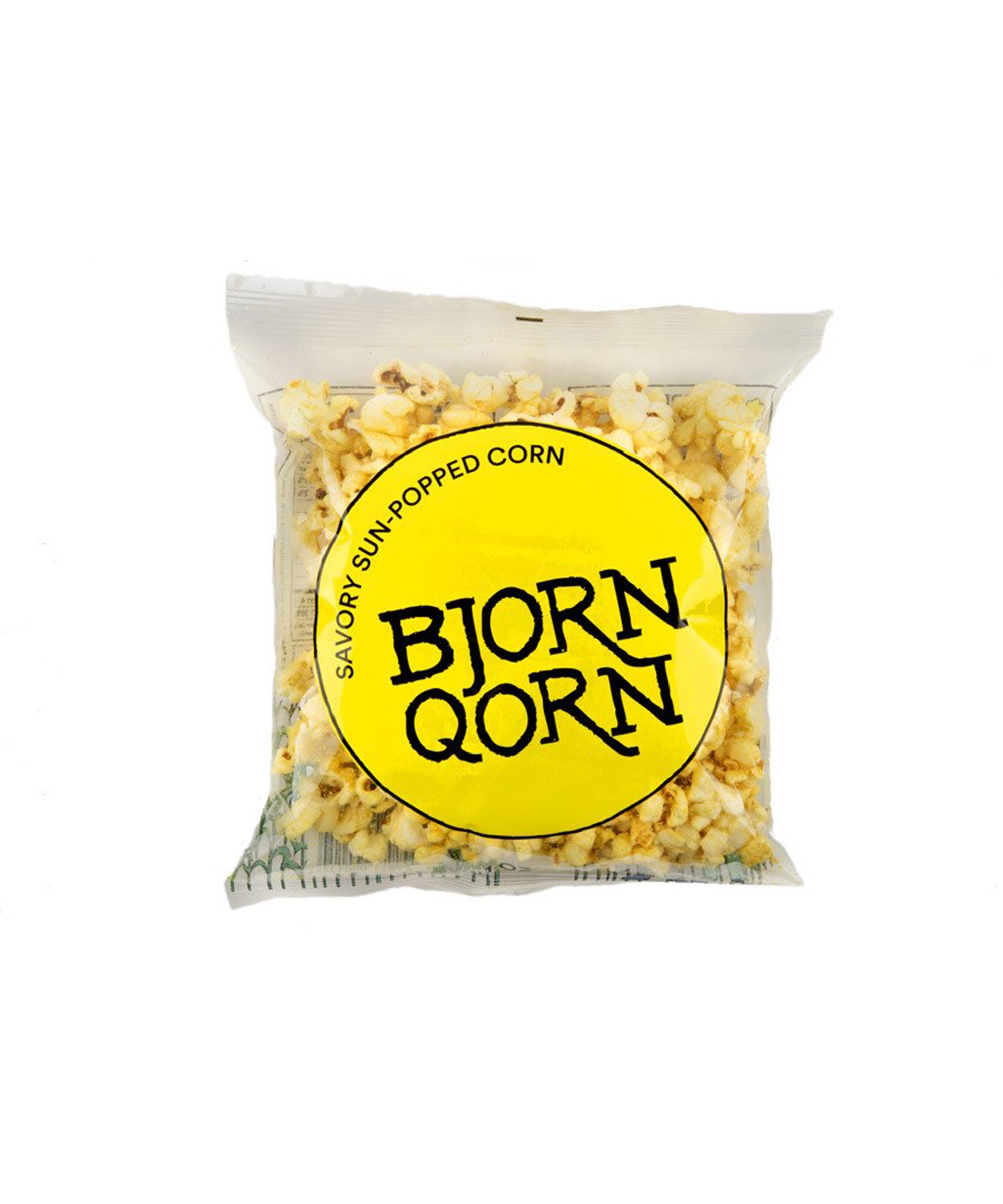 Vegan Popcorn BjornQorn Healthy Snack Review