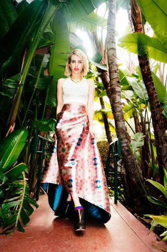 Emma Roberts Dishes On Her Favorite Accessories For Fall