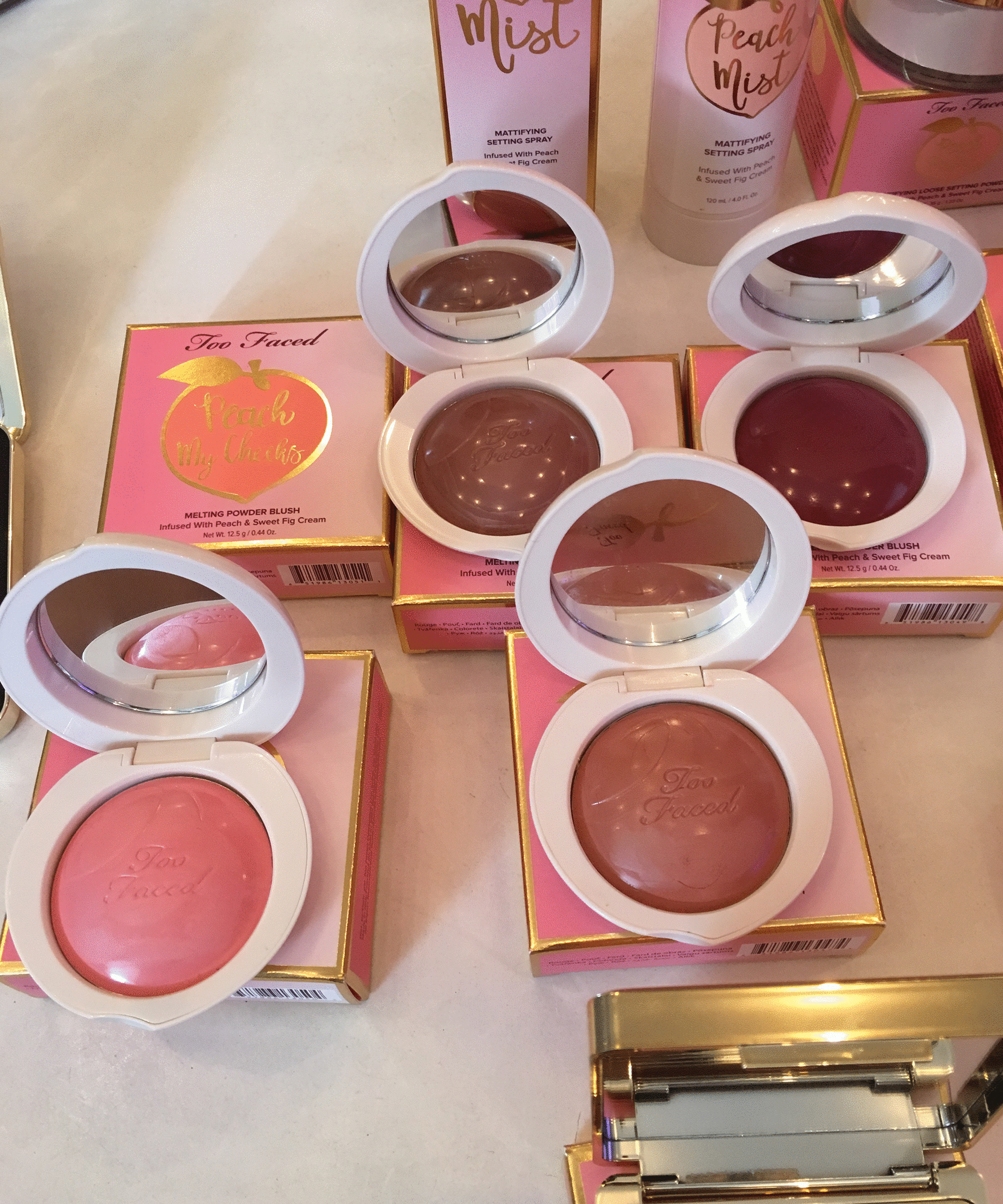 Too Faced Peaches And Cream Makeup Collection Summer