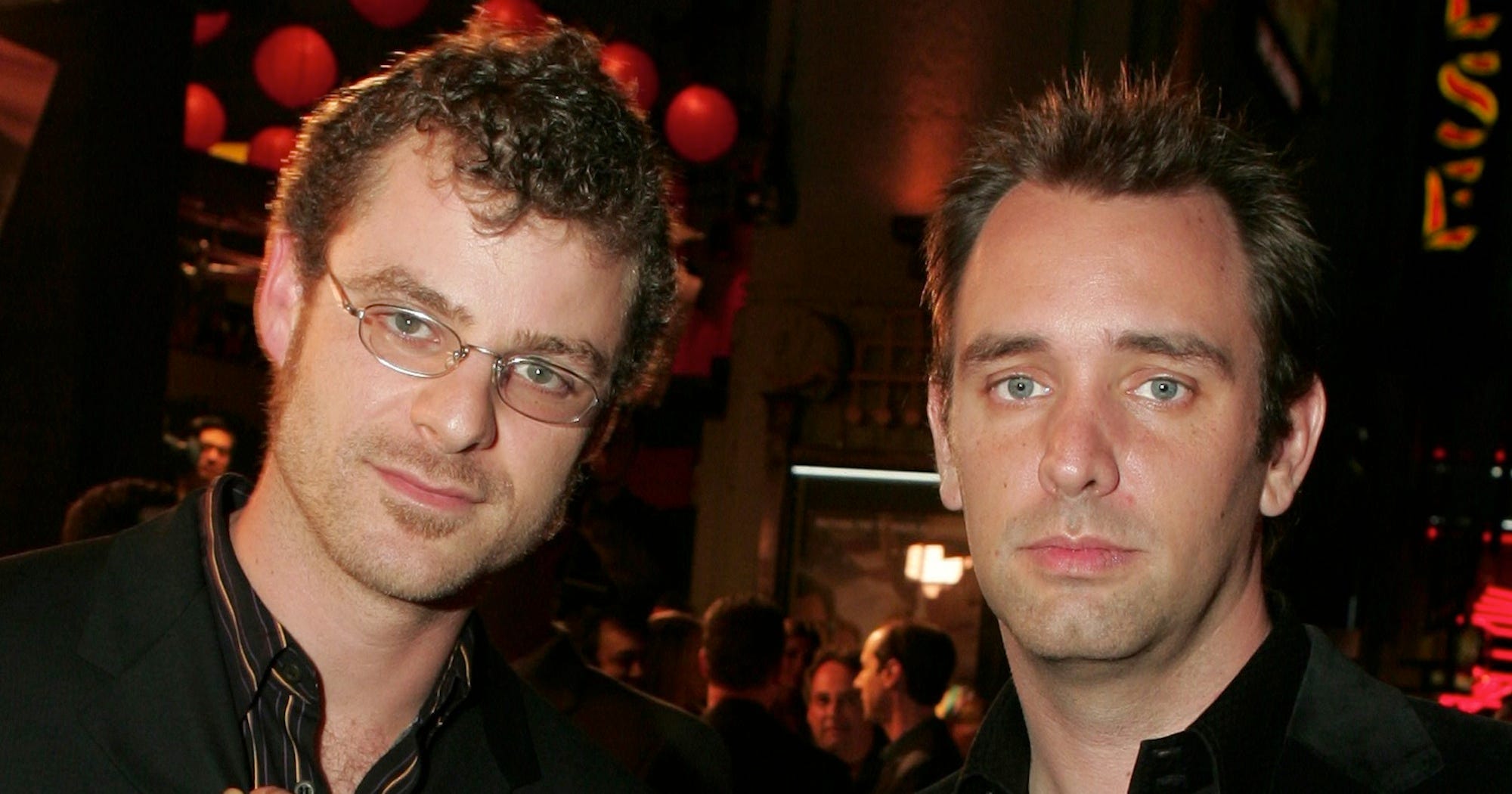 South Park Creators On Acid At Oscars South Park Oscars Acid Matt Stone Trey Parker