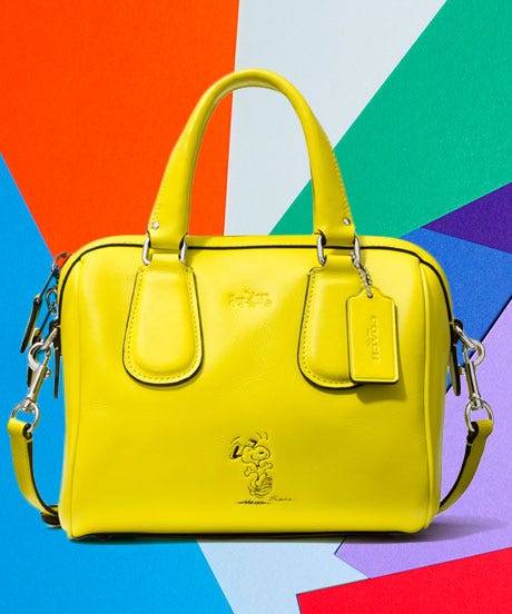 coach bags peanuts collection