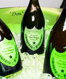 nyc party pics dom perignon debuts dom perignon luminous neon glow hair lights