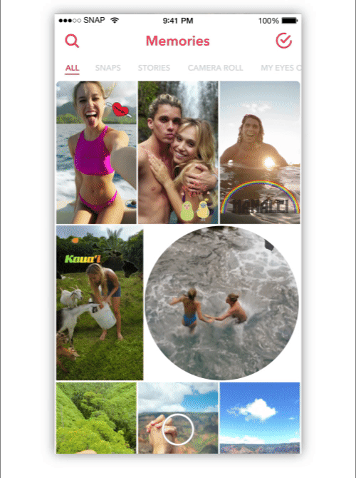 New Video Feature Add Memories To Snapchat