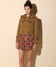 cropped rain coat for omen- raingear for summer