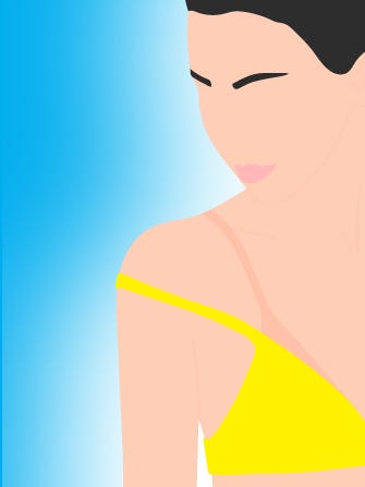 reversing sun tan