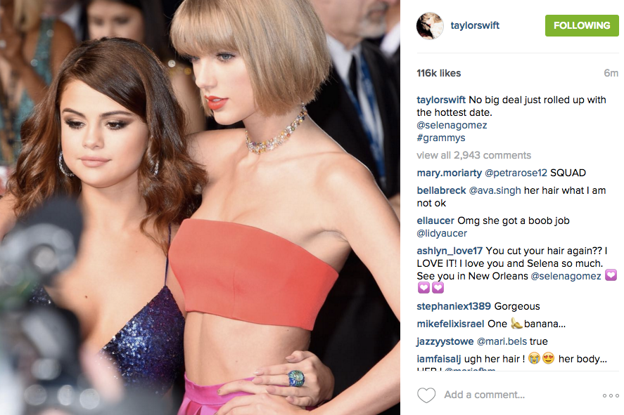 Best Celebrity Instagram Grammys 2016