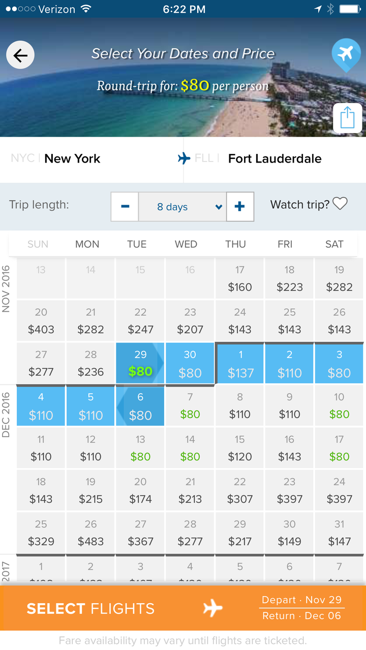 cheap one day flights