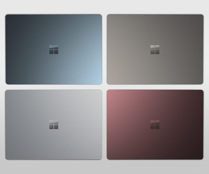 Microsoft Surface Laptop 2017 Alcantara, Rachael Bell