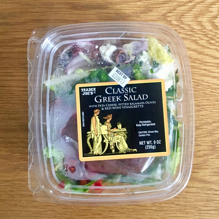 Trader Joes Pre Made Salad Mixes Review Lunch Kits