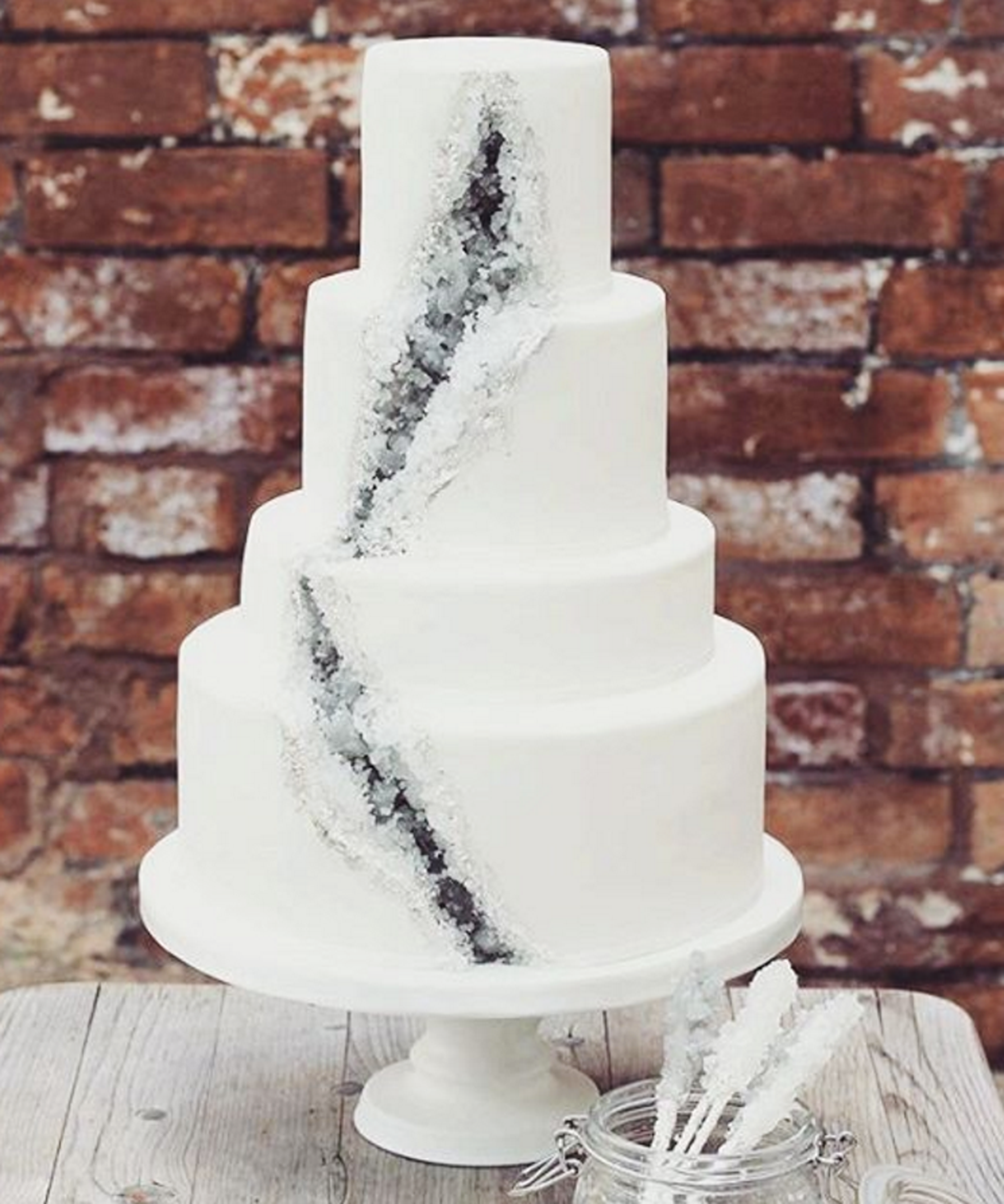Geode Cake Beautiful Wedding Design