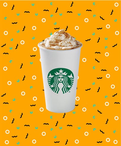 Image result for starbucks pumpkin spice la