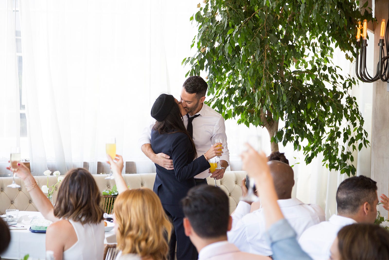 Jen Atkin Los Angeles Courthouse Wedding Photos
