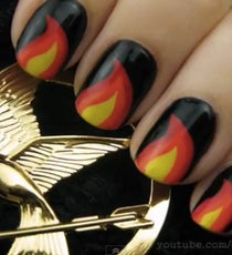 hunger games nails thumb
