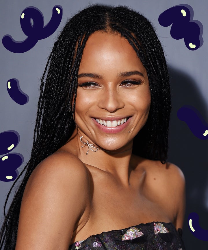 zoe kravitz natural hair