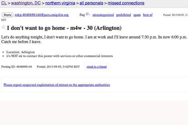 Craigslist Washington Dc Personals >> Washington Dc Craigslist Ads Funny Missed Connections Craigslist Washington Dc Personals >> Washington Dc Craigslist Ads Funny Missed Connections