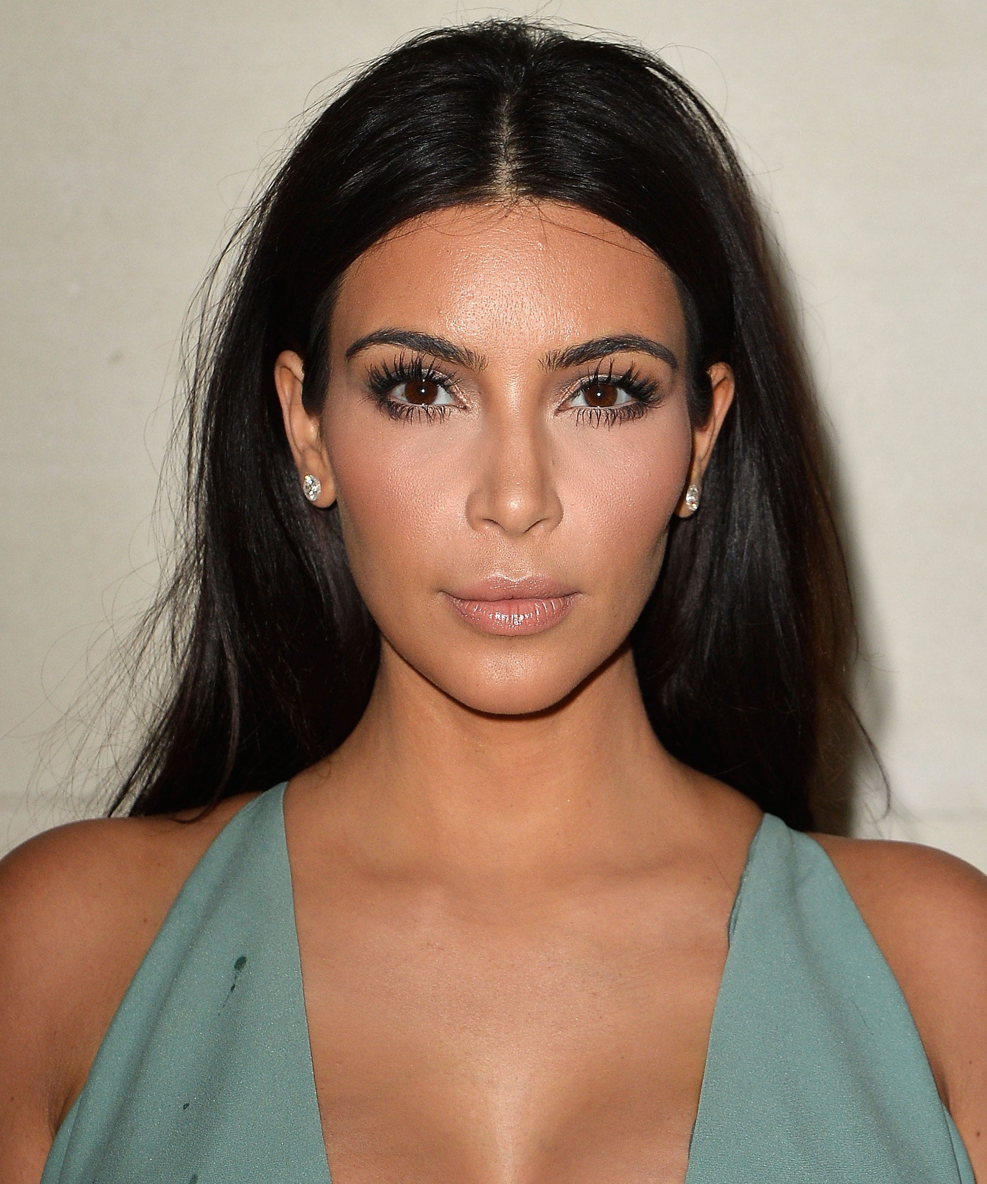 kim kardashian makeup and hair