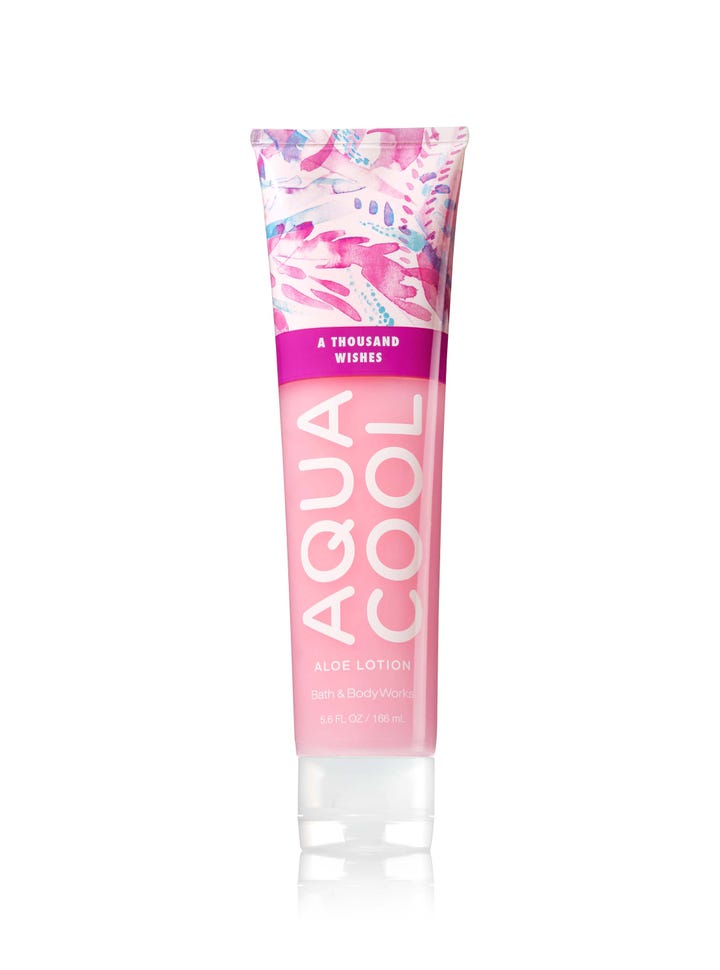bath body works aqua cool aloe lotion signature scents magic in the air bath and body works review