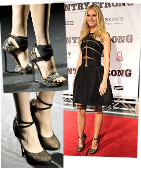 Gwyneth Paltrow escarpin avec des talons