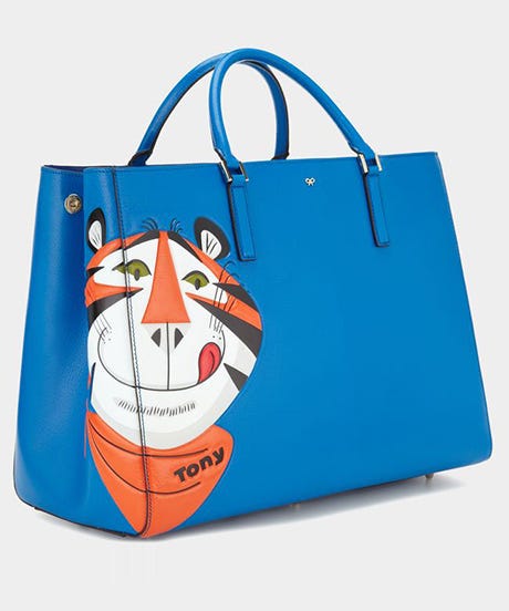 Anya Hindmarch Cereal Bags Frosted Flakes Your Childhood Went Something Like This Go To The Grocery Walk Down Cereal Aisle Beg Mom For Most Sugary Option Then Stomp And Cry When