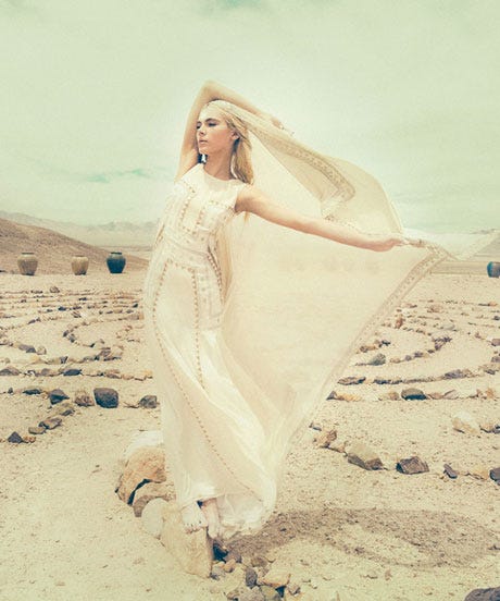 Mara Hoffman Bridal Collection Boho Wedding Dresses When We Picture A Boho Bride Imagine She S Probably Mara Hoffman Kind Of D Get Married On The Beach Or In An Open Field And Would Nix