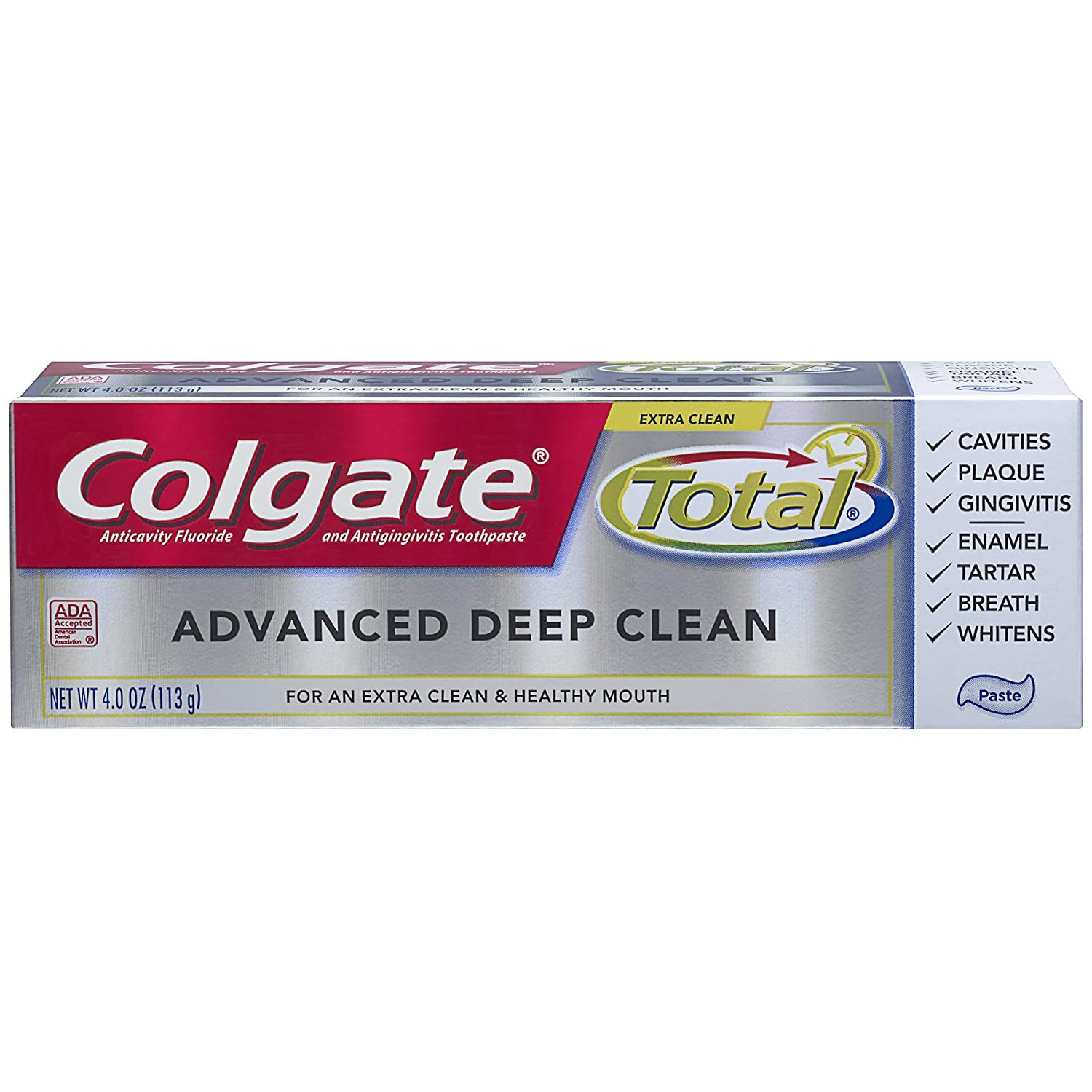 Colgate Dentifrice Colgate Total Advanced Deep Clean - 4 oz Colgate Dentifrice Colgate Total Advanced Deep Clean - 4 oz