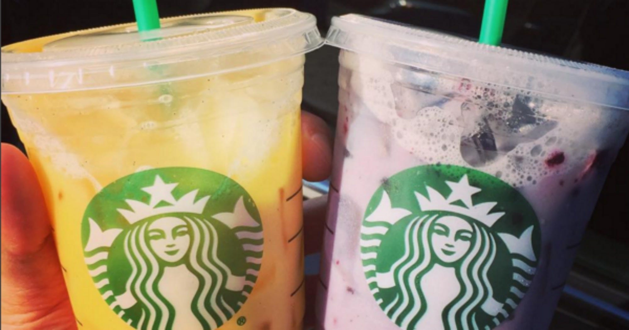 New Starbucks Orange Drink Rainbow Secret Menu Items