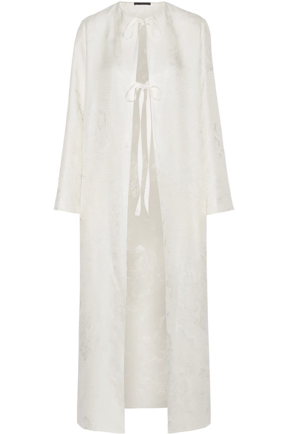 The Row + Tiel Silkjacquard Coat