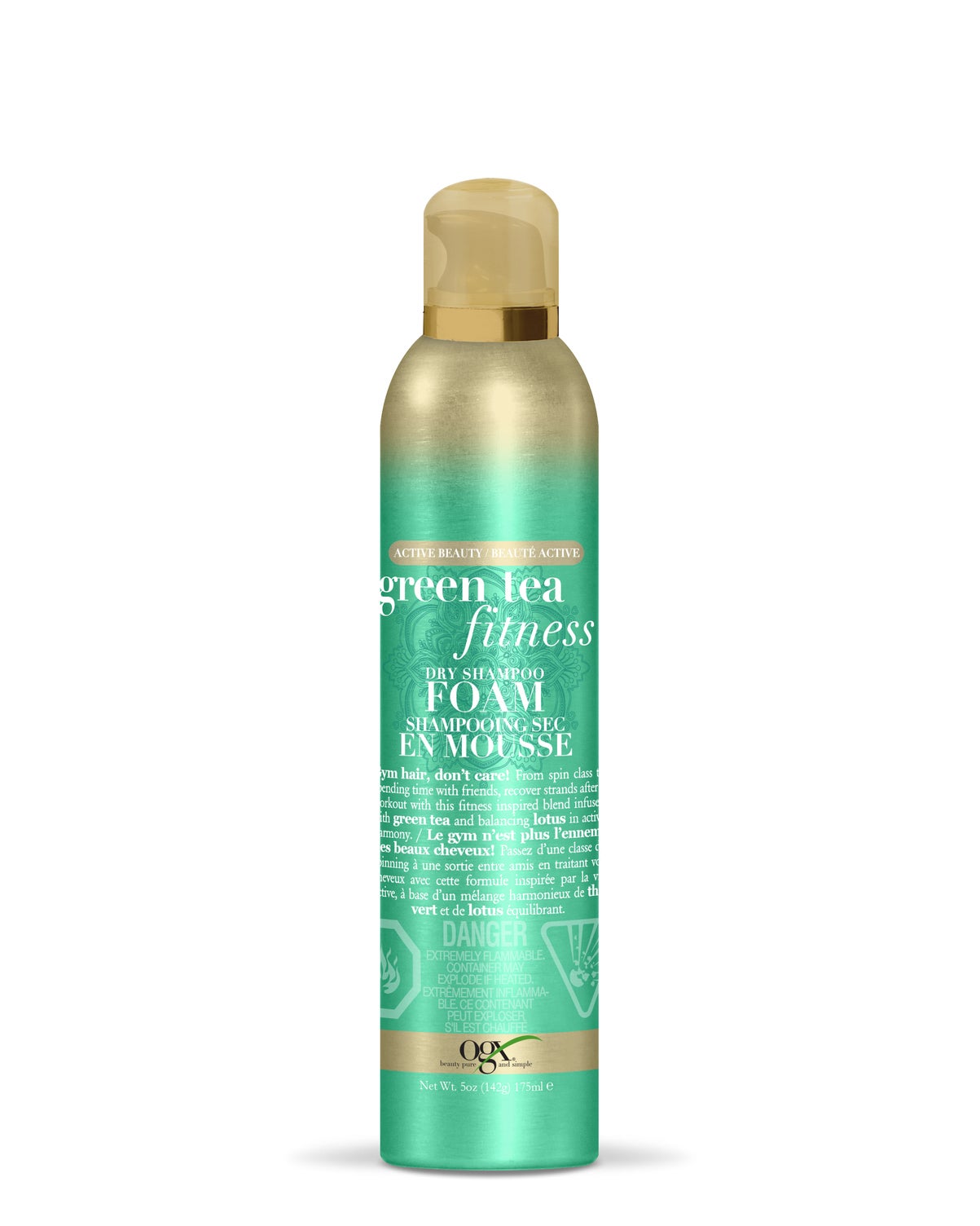 OGX + Active Beauty Green Tea Fitness Dry Shampoo Foam