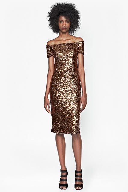 French Connection Cosmic Sparkle Midi Dress