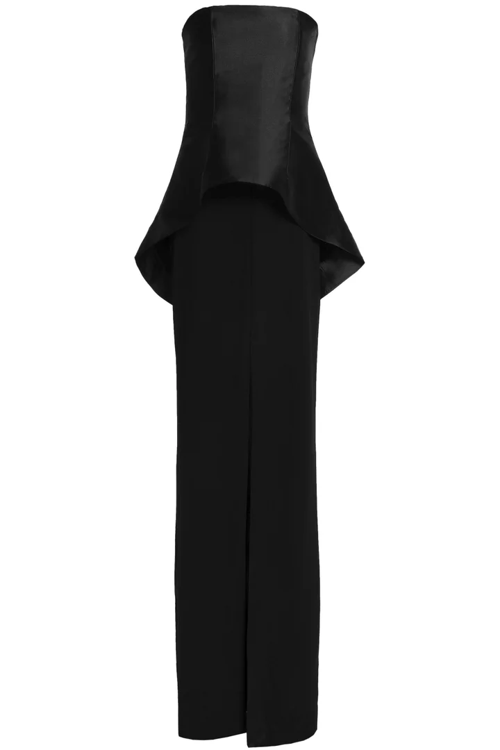 strapless open back dress Nox Anabel A1382 Long Formal Prom Dress – The Dress Outlet main image 0