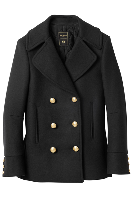 【BALMAIN✨️H＆Mコラボ】 金ボタン サテン ベロア ジャケット Balmain HM Collaboration Lookbook Full Collection