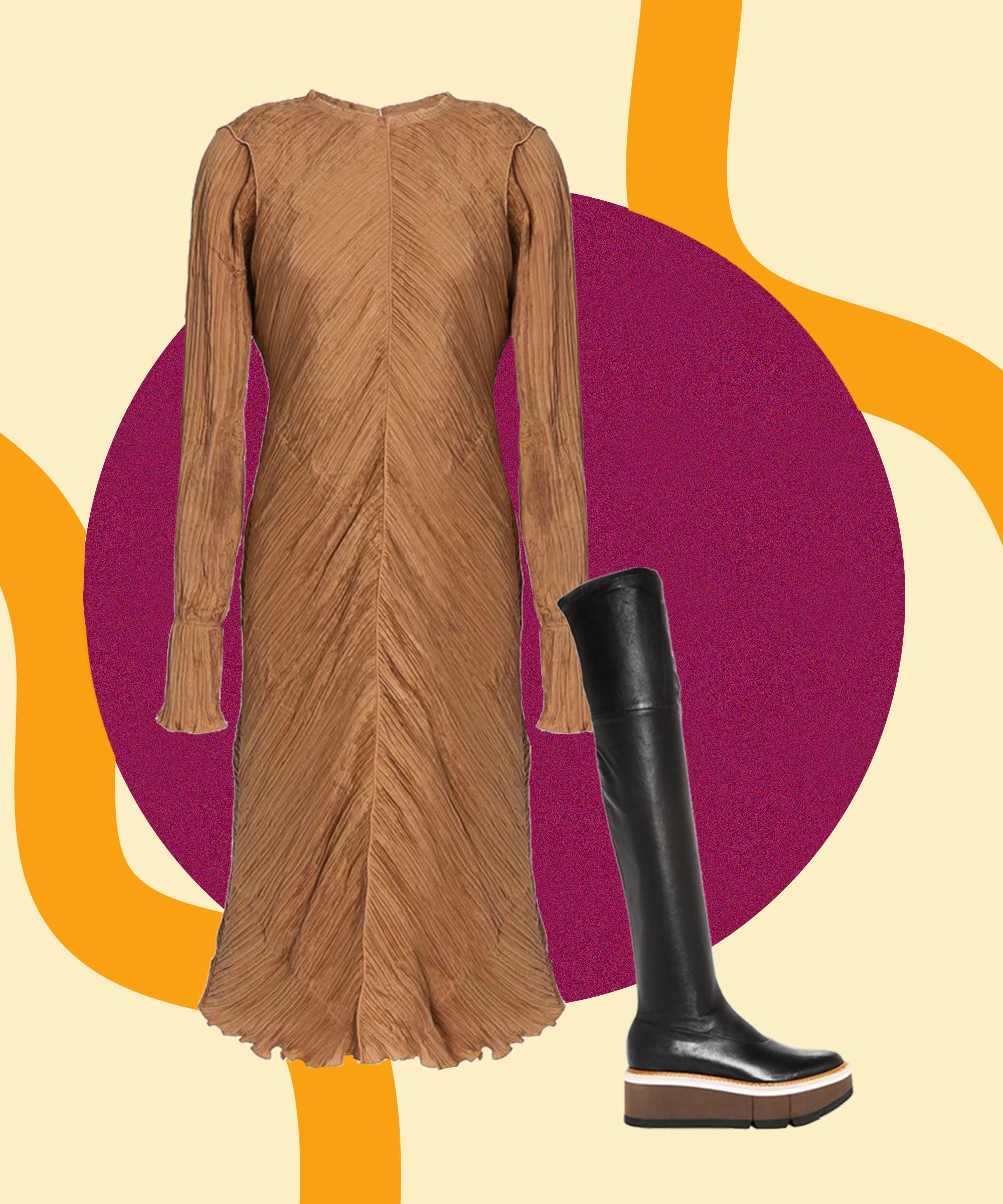 How To Style Fall Dresses With Over The Knee Boots How To Style Fall Dresses With Over The Knee Boots