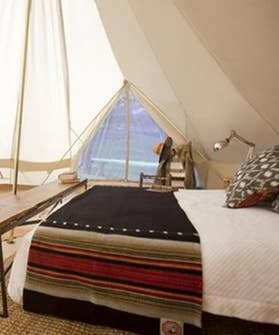 glamping bedding