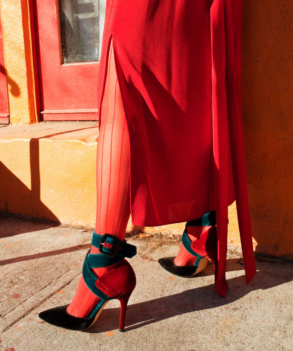 different colored tights