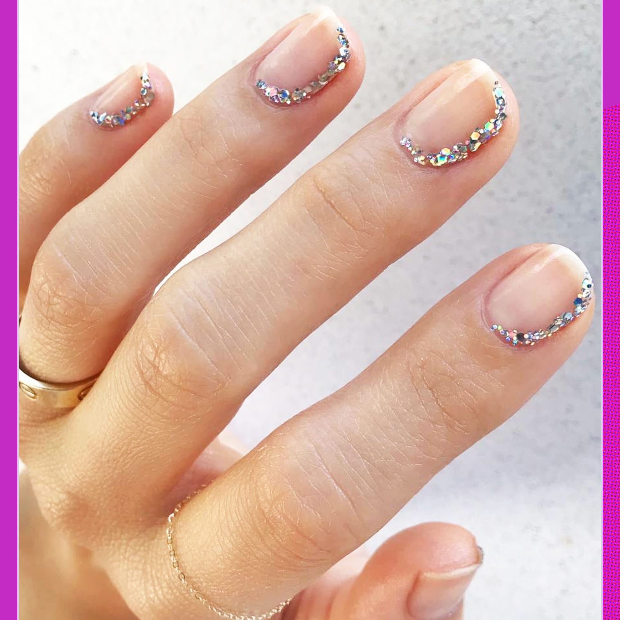 This New Crescent Nail Art Trend Is All Over Instagram