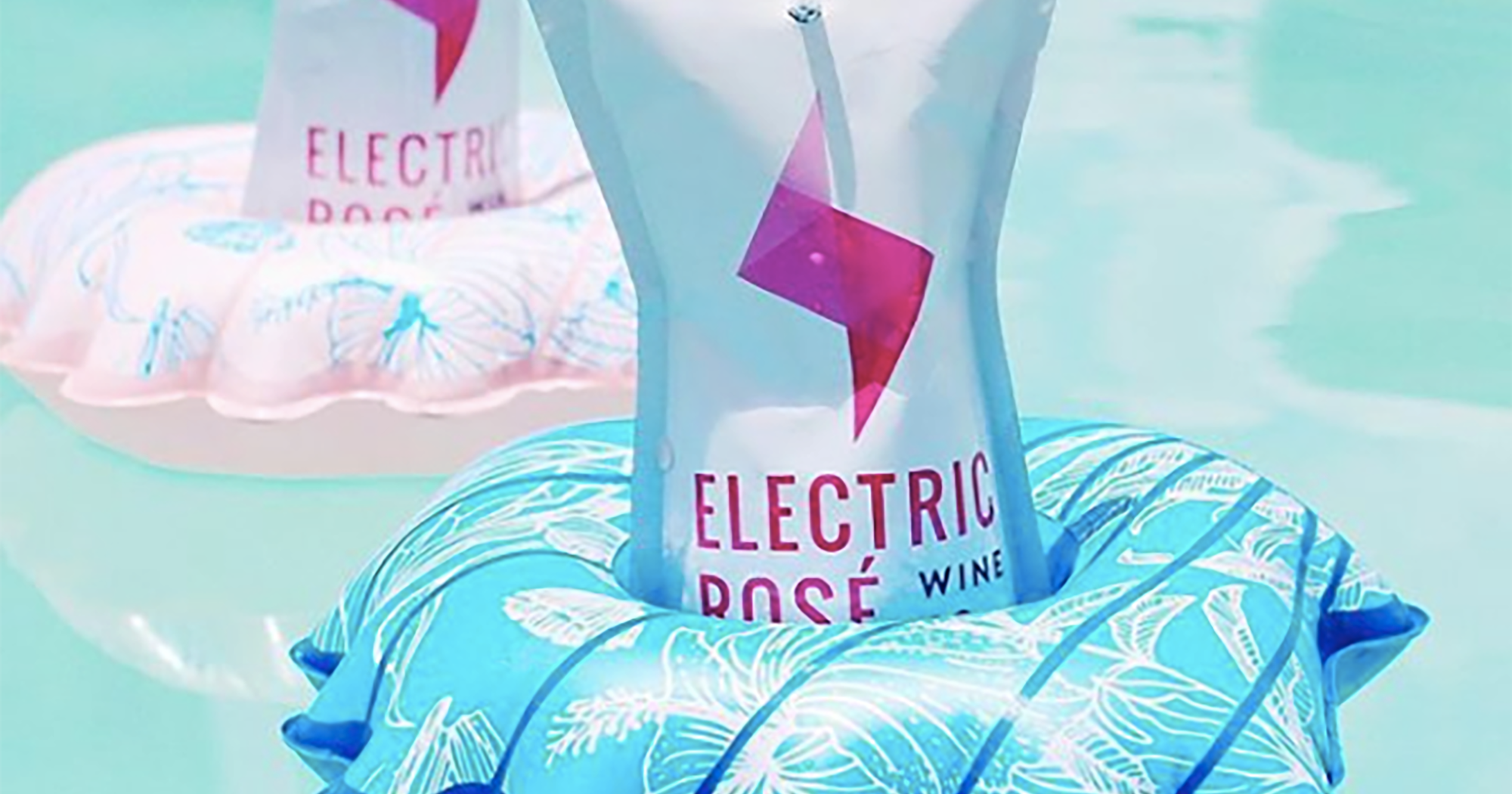 wine pouch with straw