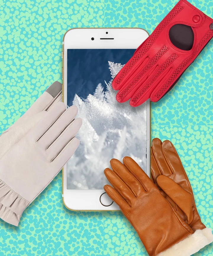 Touchscreen-freundliche Handschuhe gibt's auch stylish