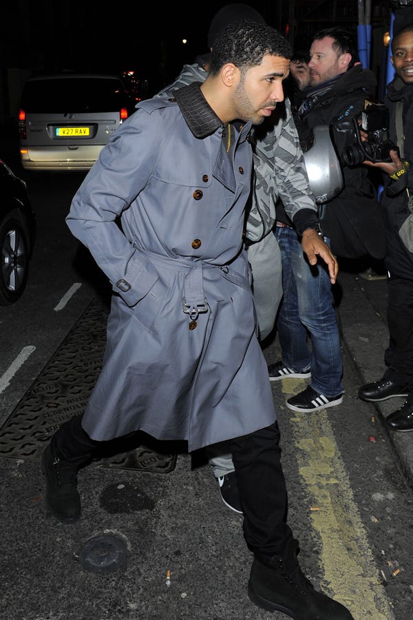 Drake shop trench coat