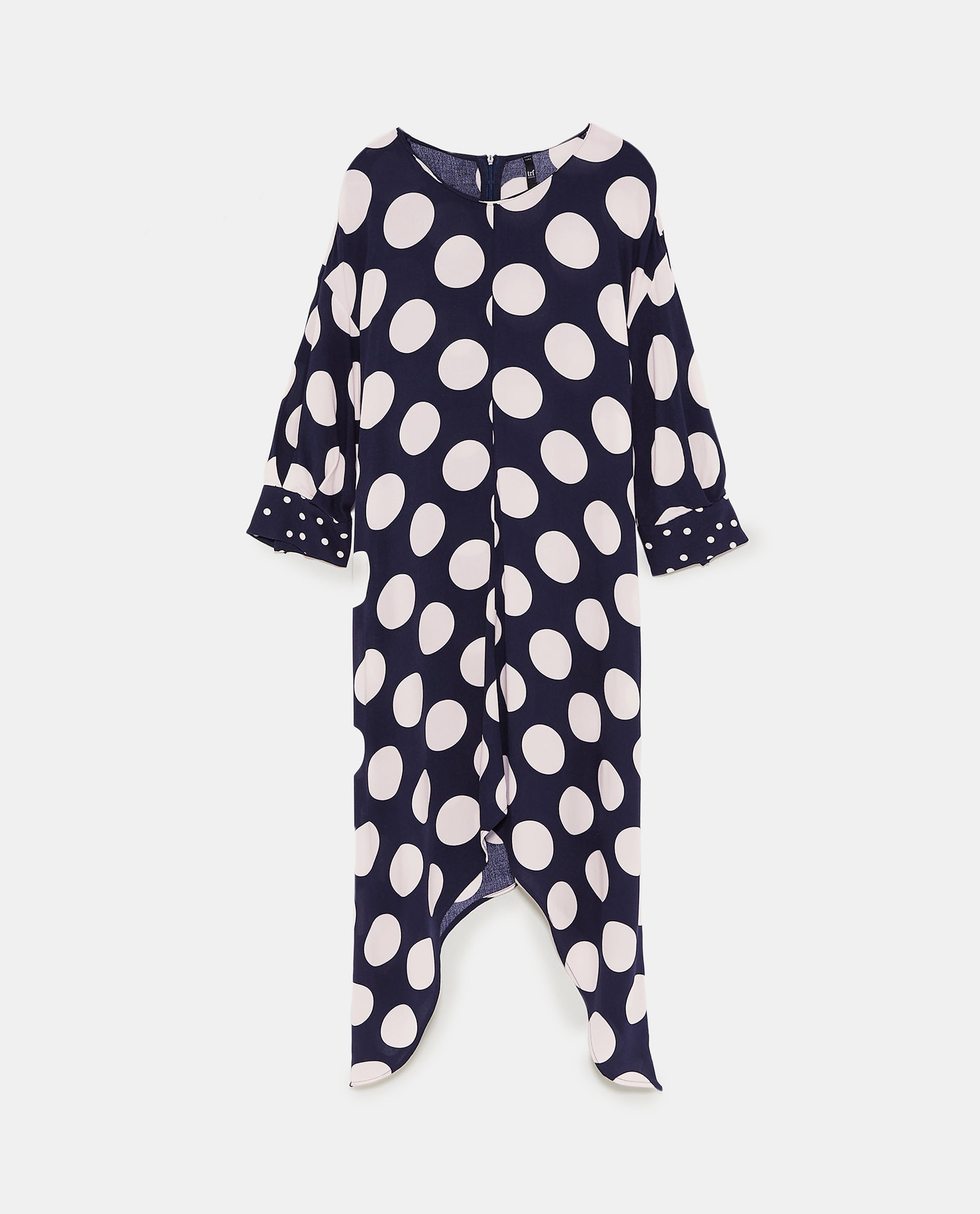 Asymmetrical Polka Dot Dress