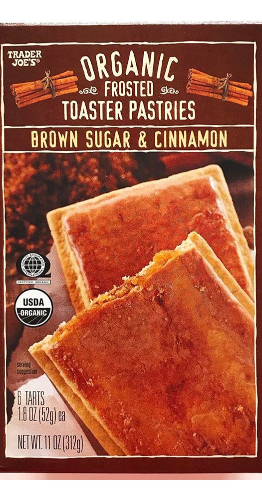 Trader Joes Brown Sugar Cinnamon Frosted Toaster Pastry