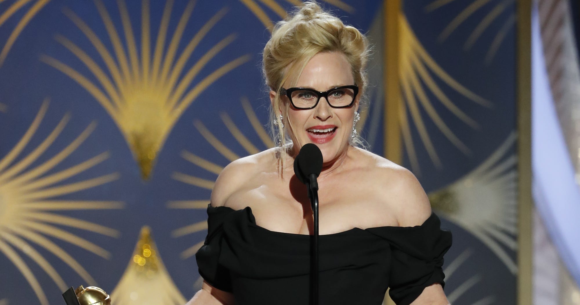 Patricia Arquette Teeth Speech Stole The Golden Globes