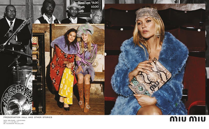 【希少】ミュウミュウ miumiu 2017FW 写真集 Kate Moss Miu Miu Fall 2017 Campaign Images - Kate Moss