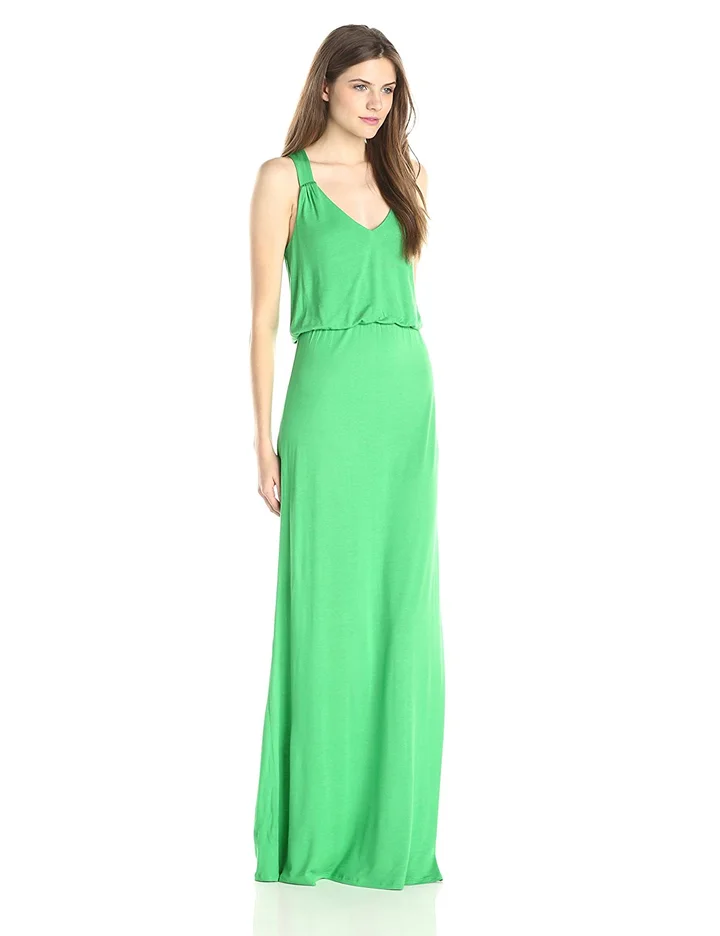 slim fit dress slacks Malvern Maxi Dress Green main image 0