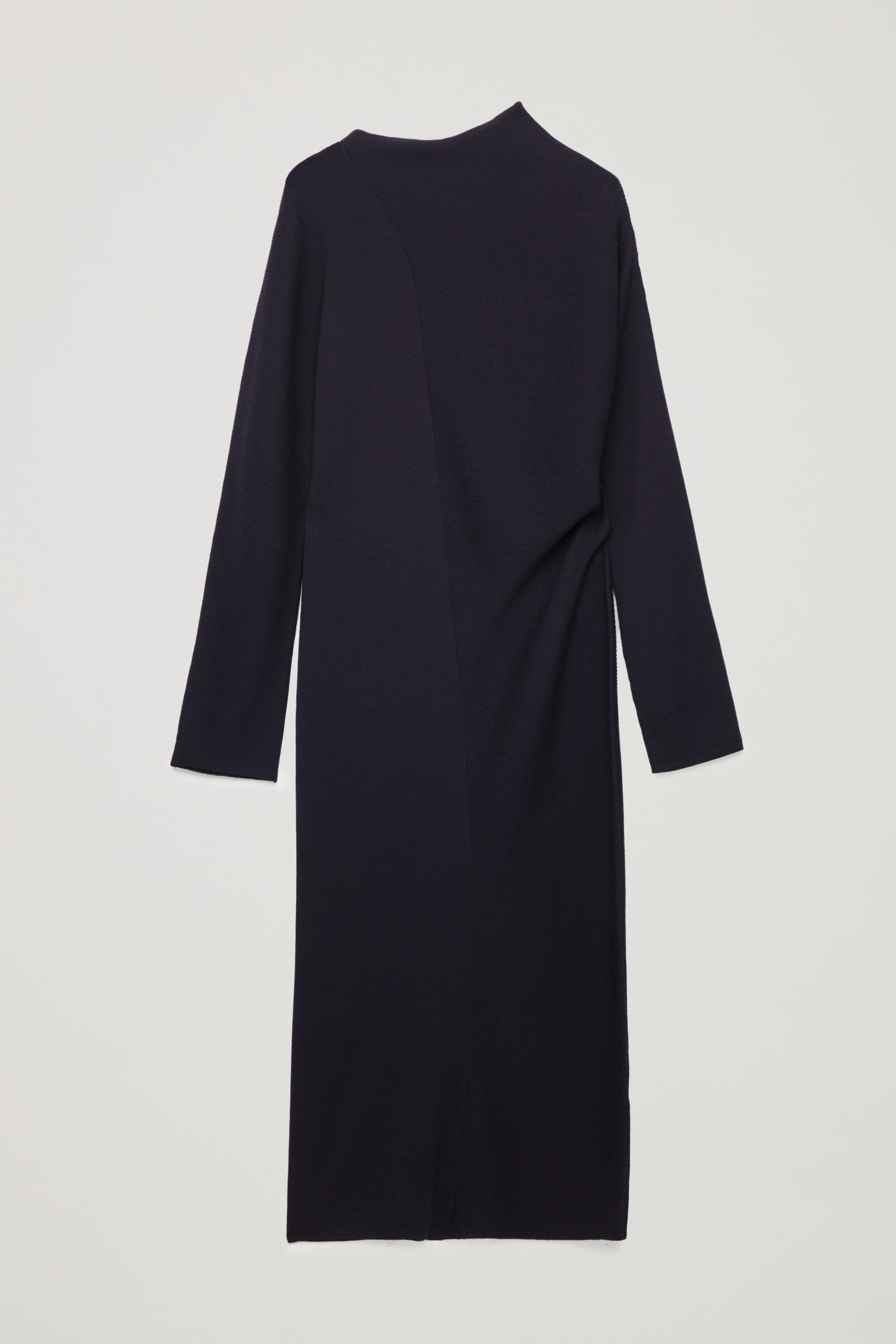 cable knit fit and flare dress Ribbed Two Toned Cable Knit Dress